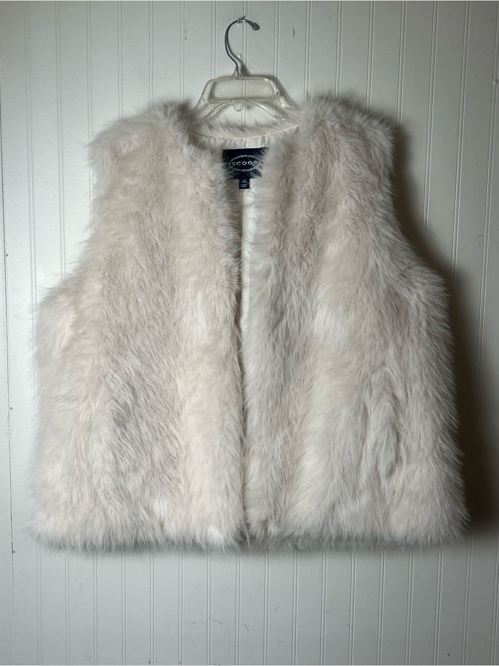 Scoop Faux Fur Vest XXL